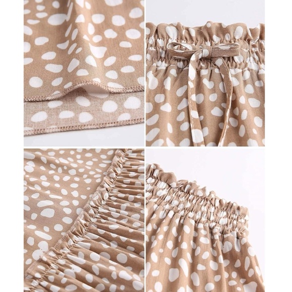 Flowy Drawstring Ruffle Skirt - Picture 2 of 9